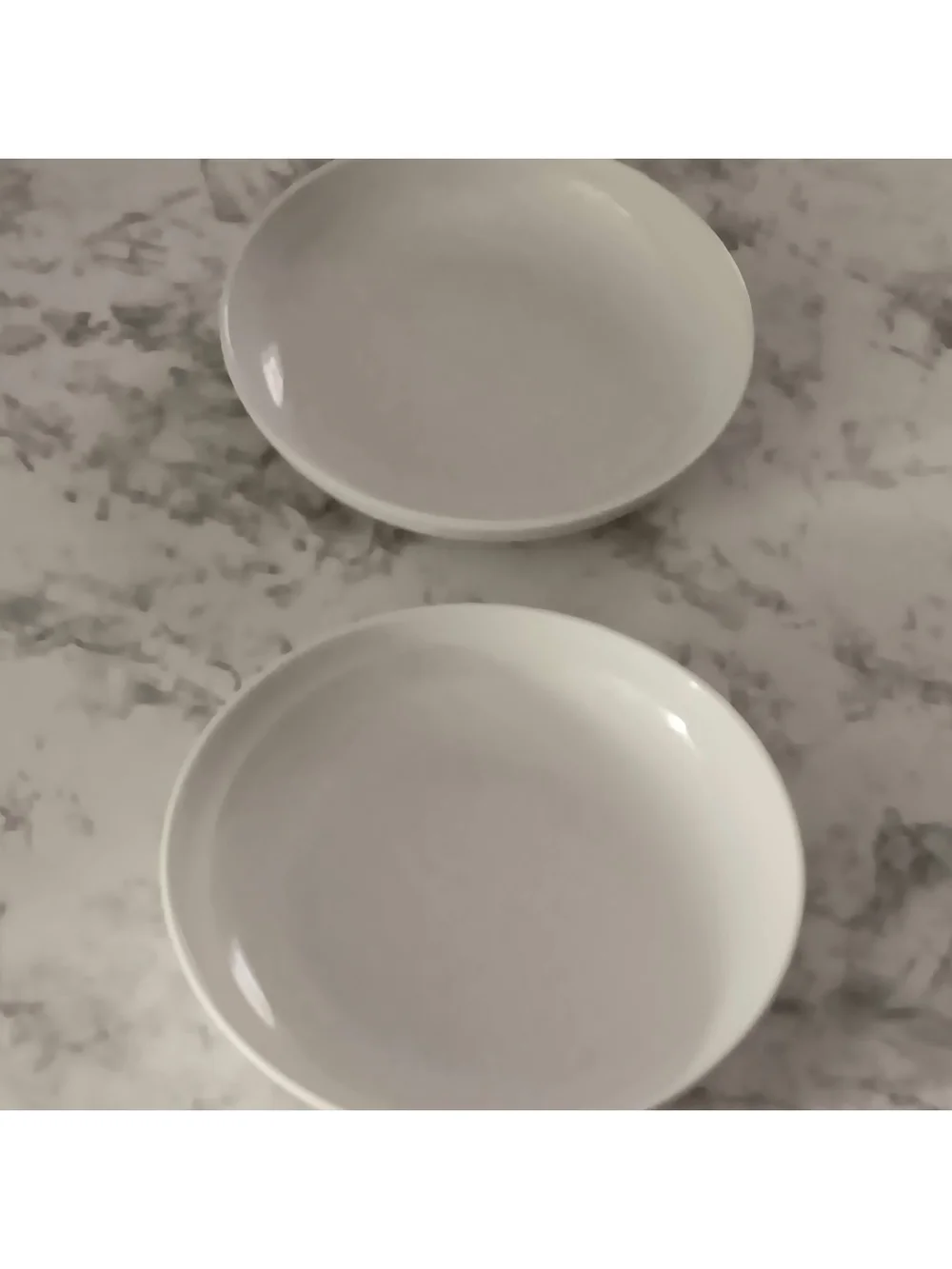 Fasmov Set of 6 White Melamine Pasta / Salad Bowls – 8